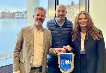 Nektarios Kalantzis, President of the European Local Leaders (ELL Group) with the Mayor of Reykjavik Municipality Dagur Eggertsson and the President of the Reykjavik City Council at Reykjavik City Hall.