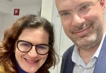 Nektarios Kalantzis, President of the European Local Leaders (ELL Group) with Aleksandra Dulkiewicz, Mayor of Gdańsk🇵🇱 in Brussels🇪🇺